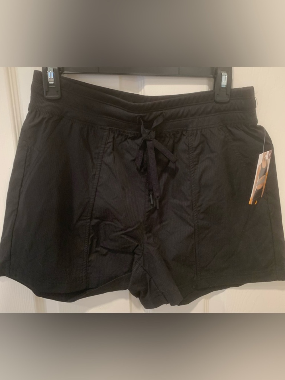 Avia Black Athletic Drawstring Shorts